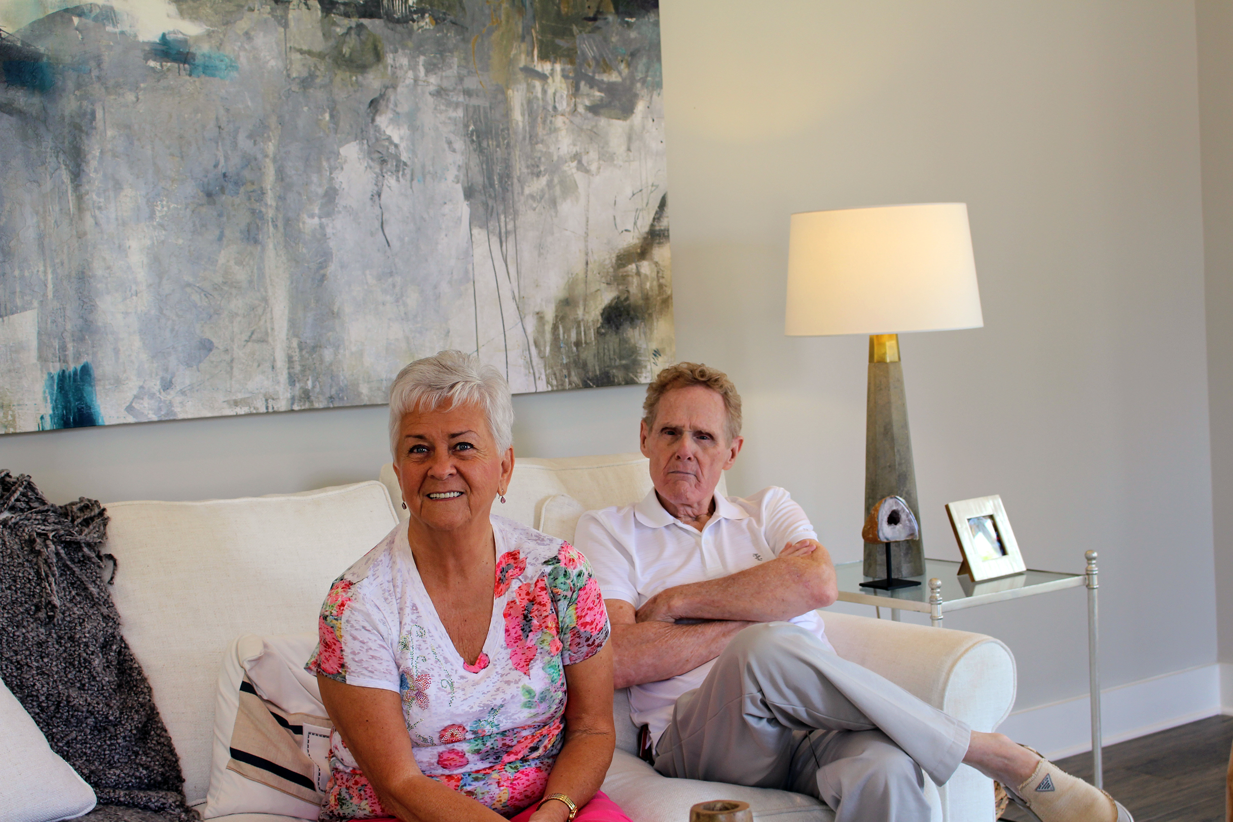 The Hamiltons are pleased they bought their Tower Home in Trussville at Brooke's Crossing